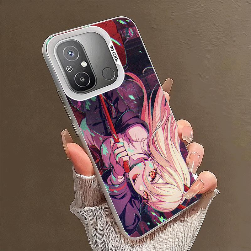Anime Character Power CSM Soft Phone Case for Xiaomi Redmi 15C 15 14C 13C 12C Poco X5 X6 X7 Pro X3 F8 F7 Ultra M8 13 12 Cover Ba