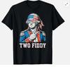 4th of July Two Fiddy George Washington 250 Funny Unisex T-Shirt