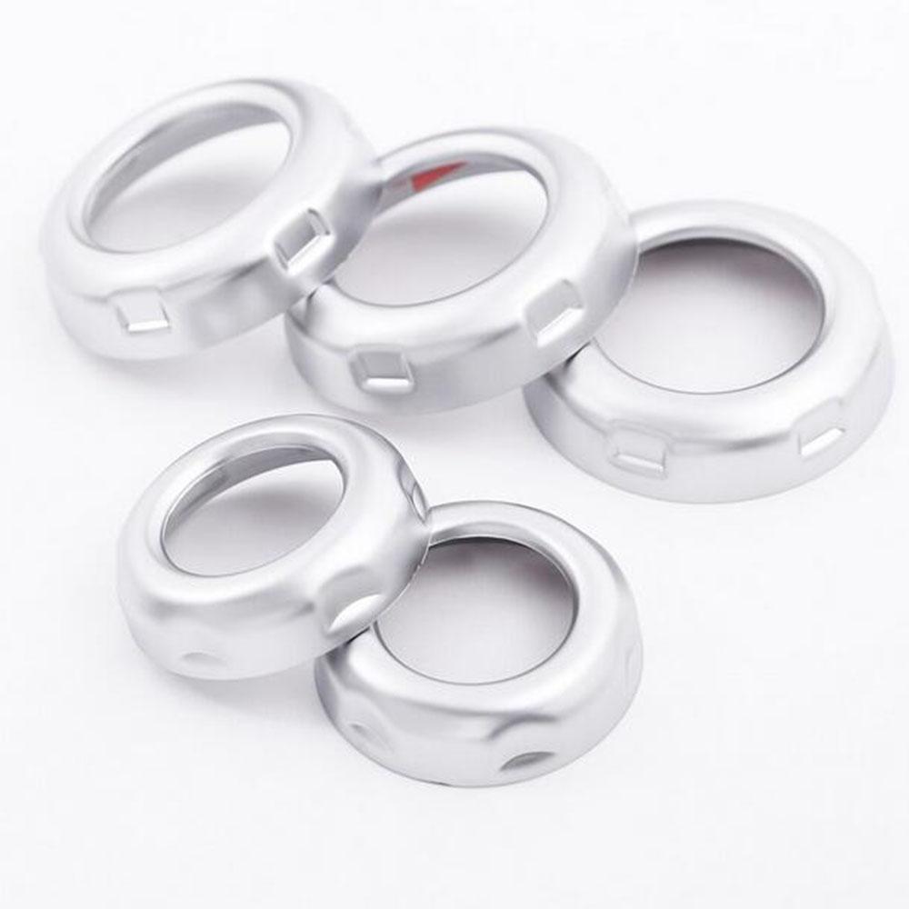 5pcs Plating Dash Konb Ring Cover For Land Rover Discovery 4 2010-16