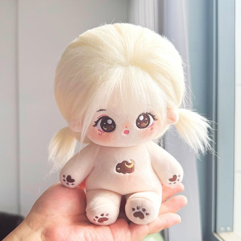 20cm Kawaii Plush Cotton Doll Idol Stuffed Super Star Figure Dolls Twelve Constellations Doll Can Change Clothes Gift