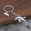 Dolphin Keychain Convenient Animal Themed Keyring 3d Dolphin Pendant Exquisite Marine Keychain For Wallet Decoration Gifts For