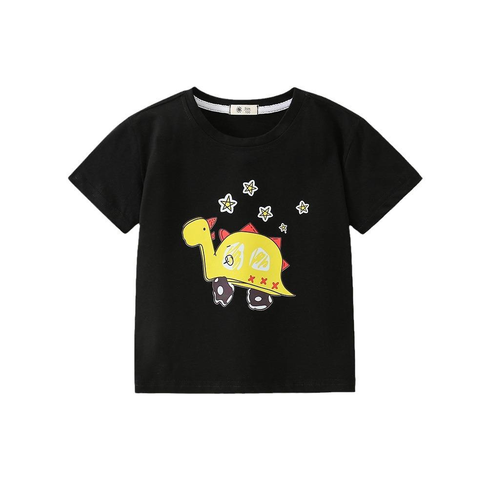 Children's Short-Sleeved T-shirt Summer New Boys' Fashionable Korean Style Trendy Loose Children's Clothing