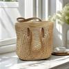 New Style Large-capacity Straw Woven Bag Handbag Tote All-matching Hand-woven Women's Shoulder Beach