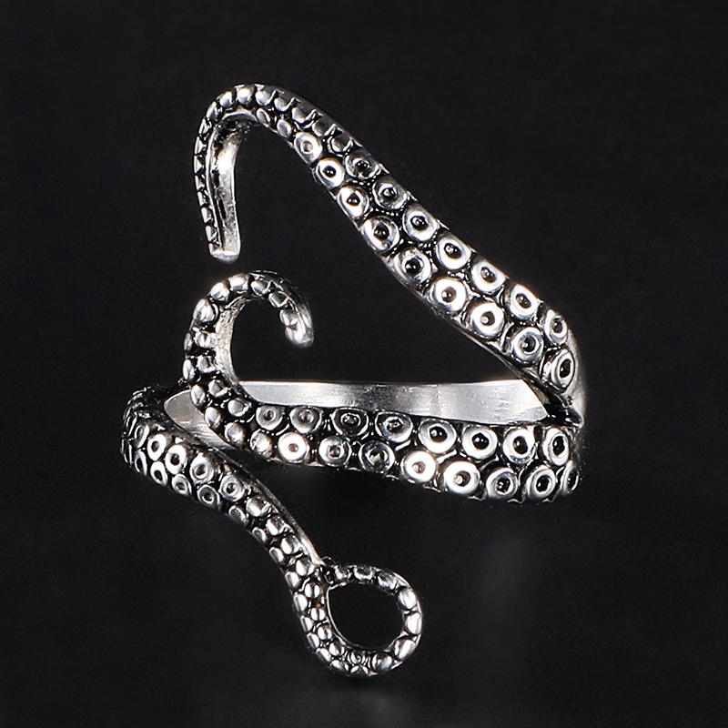 

Vintage Dragon Eagle Claw Ring Locomotive Rock Men s Devil Claw Alloy Ring Giant Wolf Claw Ring Zircon Gift Resizable resizable