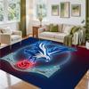Crystal Palace Football Design Crystal Velvet Rug Soft Decorative Mat for Bedroom Entrance