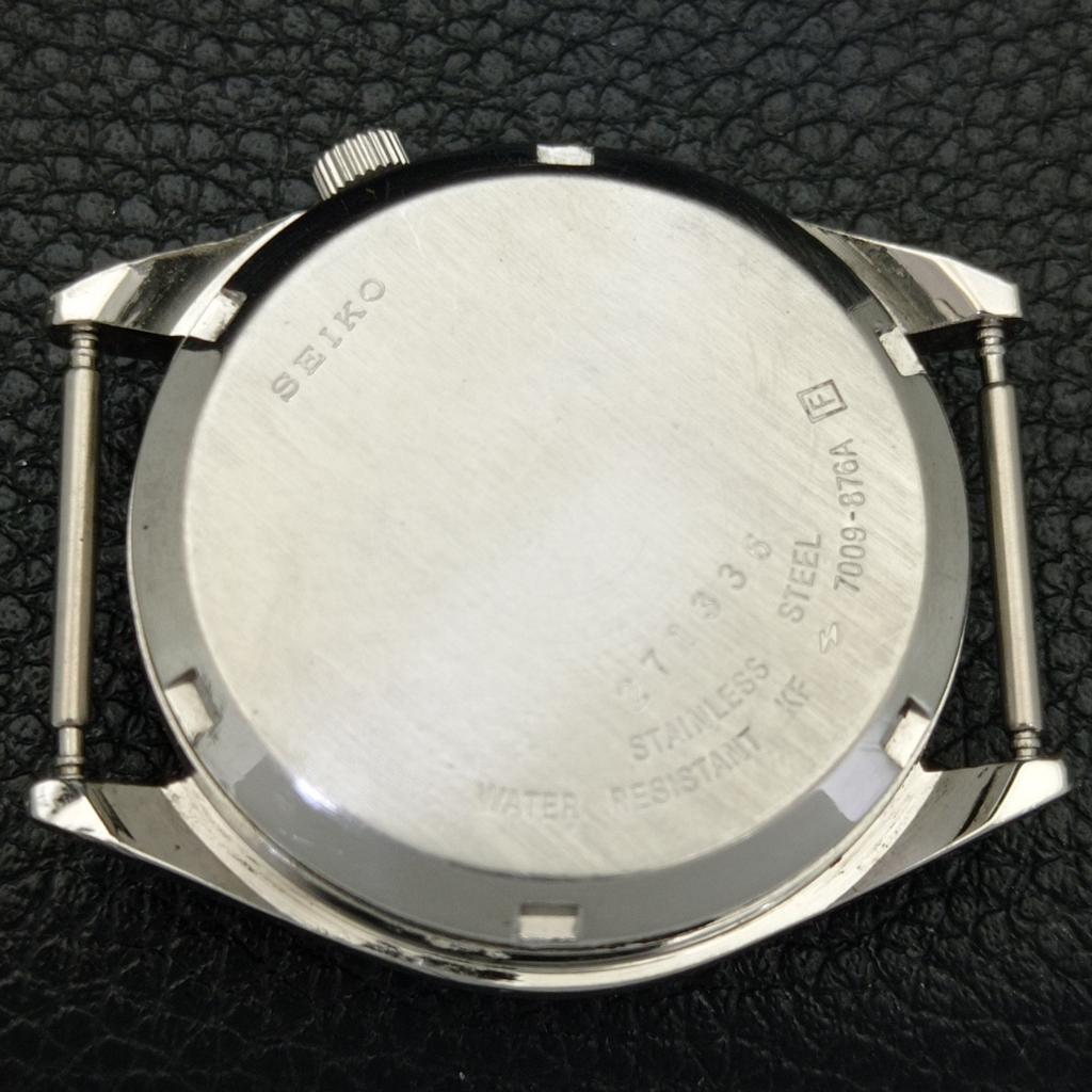 VINTAGE SEIKO 5 AUTOMATIC 7S26A JAPAN MENS PEACH COLOR DIAL WATCH a701659-5 R206c-a701659