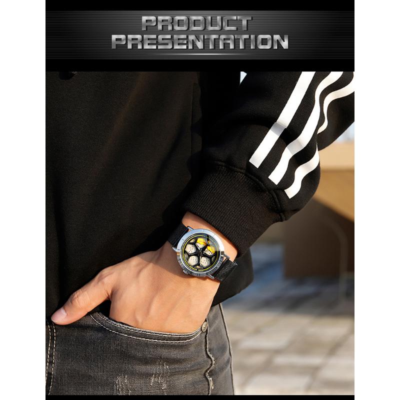 SANDA Ceas Bărbați Nou Ceas Rotativ Ceas Fashion Hollow Quartz