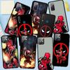 Phone Case for iPhone 17 16 15 Plus Huawei P30 P20 Lite Y9 Redmi Note 14 12 11 13 Pro 9C Max OPPO A60 A80 A40 A18 A38 Superhero Deadpool Comics Cover