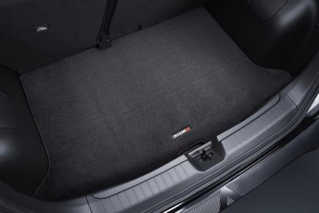 Nismo Luggage Mat for Nissan Aura Black with Red Stitching Note/Note (E13) 84902RNE30,