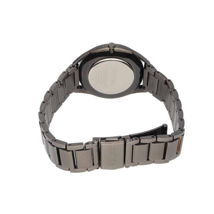 SEIKO Quartz Movement Stainless Steel Strap Watch Women's Watch Purple Watch Dial SWR035P1