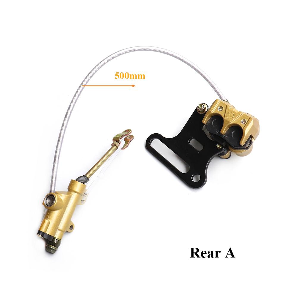 Motorcycle Front /Rear Hydraulic Disc Brake Kit For Most 50cc-125cc Motocross Pit Dirt Bike BBR TTR CRF 50 XR Apollo Motorbike