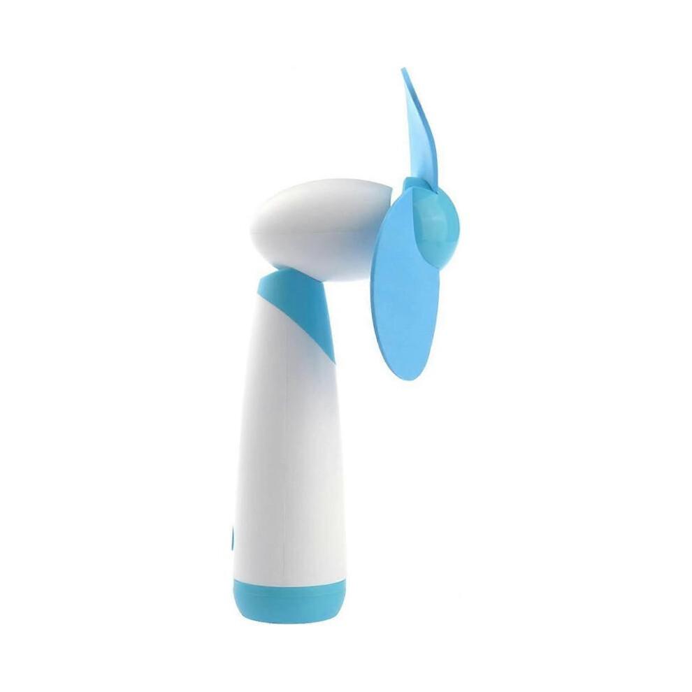 Mini Handheld Fan Personal Fan Battery Soft Foam Blade, Suitable for Home and Travel 2PC