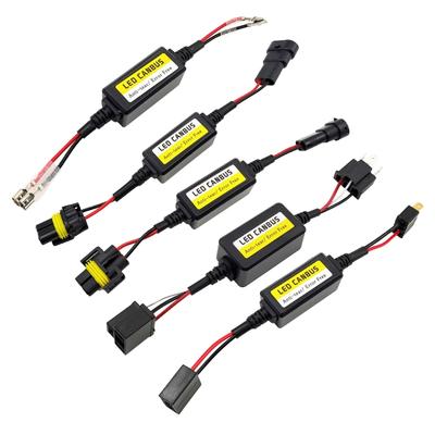 פתרון פנס LED יעיל מפענח פנס LED מפלסטיק מפענח Canbus לפנס מהבהב והתראות שגיאה