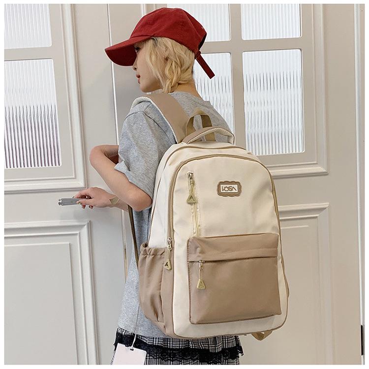 HR 2025 High-End Backpack: Stylish, Large Capacity Laptop Schoolbag for Female College Students, Perfect for Short & Long Distance Travel