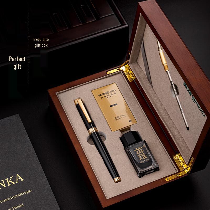 HERO 1086 Adjustable Nib Fountain Pen Gift Set