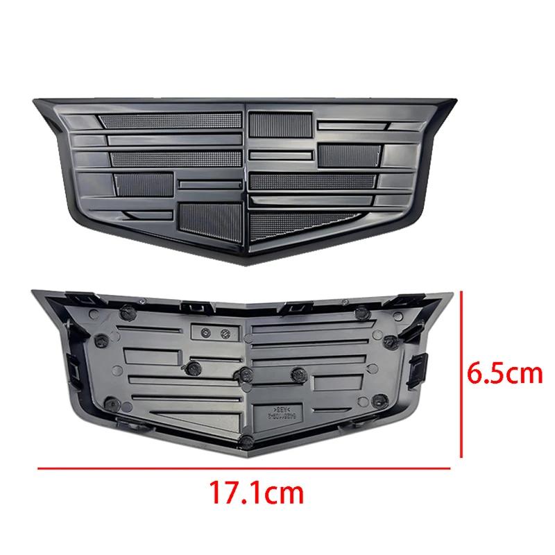For Cadillac CT6 25T 28T 40T AWD ABS Car Front Grille Emblem Rear Trunk Cover Badge Auto Tail Displacement Sticker Accessories