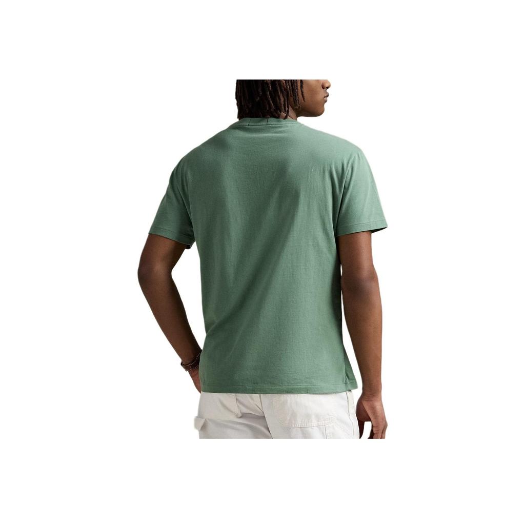 Polo Ralph Lauren Classic Fit Solid Logo Knit Sports Short Sleeve T-Shirt Unisex Tops 710936585-029