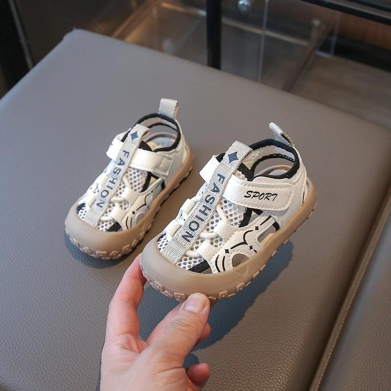 Baby Girls Boys Sport Sandals Summer Children Casual Beach Shoes Toddler Kids Sneakers Anti Slip Soft Sole Babies Sandals