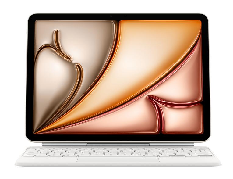 Klawiatura apple magic keyboard do ipada air 11 cali (m3) - angielski (międzynarodowy) mdfv4z/a biały