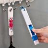 Keyboard Window Groove Cleaning Brush for Slits Slot Cleaning Tool with Dustpan