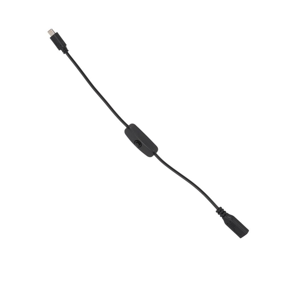 30cm/11.8inch Type C Male to Female with ON/Off Switch Power Extension Cord USB Extension Cable USB Connection