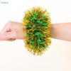Metallische Lametta-Handgelenkschmuck-Armbänder, Großpackung Glitzernde Pompon-Armbänder für Kinder-Tanzaufführungen, Cheerleading & Party-Dekoration