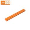 BRICKE Brick Guest 1x8 Plate, Compatible with Lego 3460, Loose Parts Building Blocks, Small Particles.