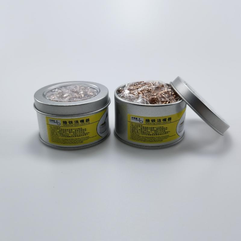 1Pc Copper Solder Tip Cleaner Sponges Balls Copper Wire Scrubbers For Soldering Iron Tips Easy Oxide Removal No Water Needed