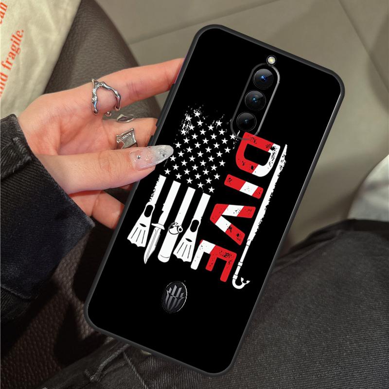 

Diver Down Scuba Case For ZTE Nubia RedMagic 11 Pro Plus 10 9 8 8S 9S 10S Pro 5G 5S 6 7 6S 7S Pro 11 Air Cover Red Magic 9S Pro
