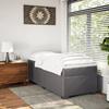 Maison Exclusive - Sommier à lattes de lit avec matelas Gris 100x200 cm Similicuir
