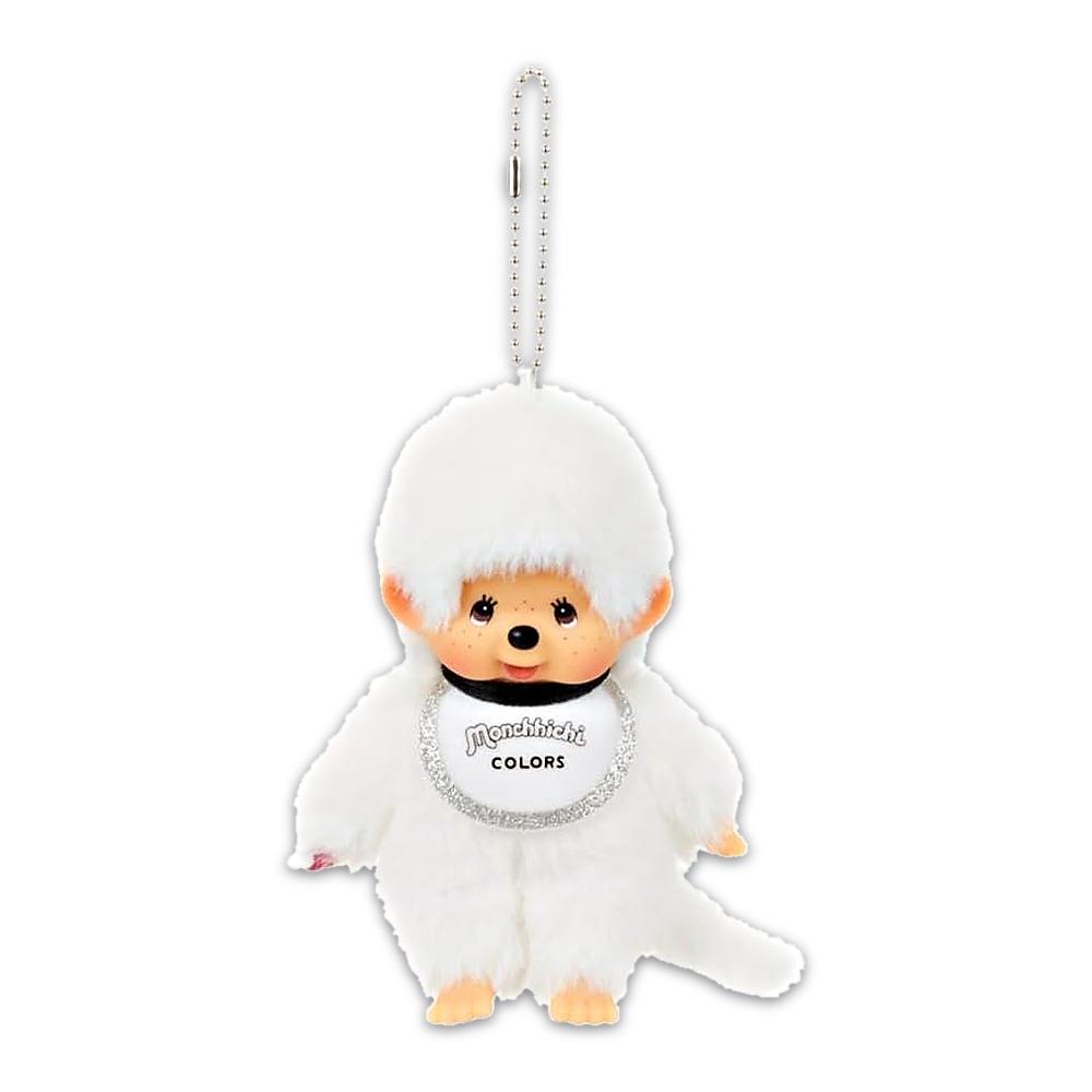 Sekiguchi Monchhichi COLORS Keychain Plush Ball Chain Yellow Purple Pink Blue Mint Green Mascot 226986