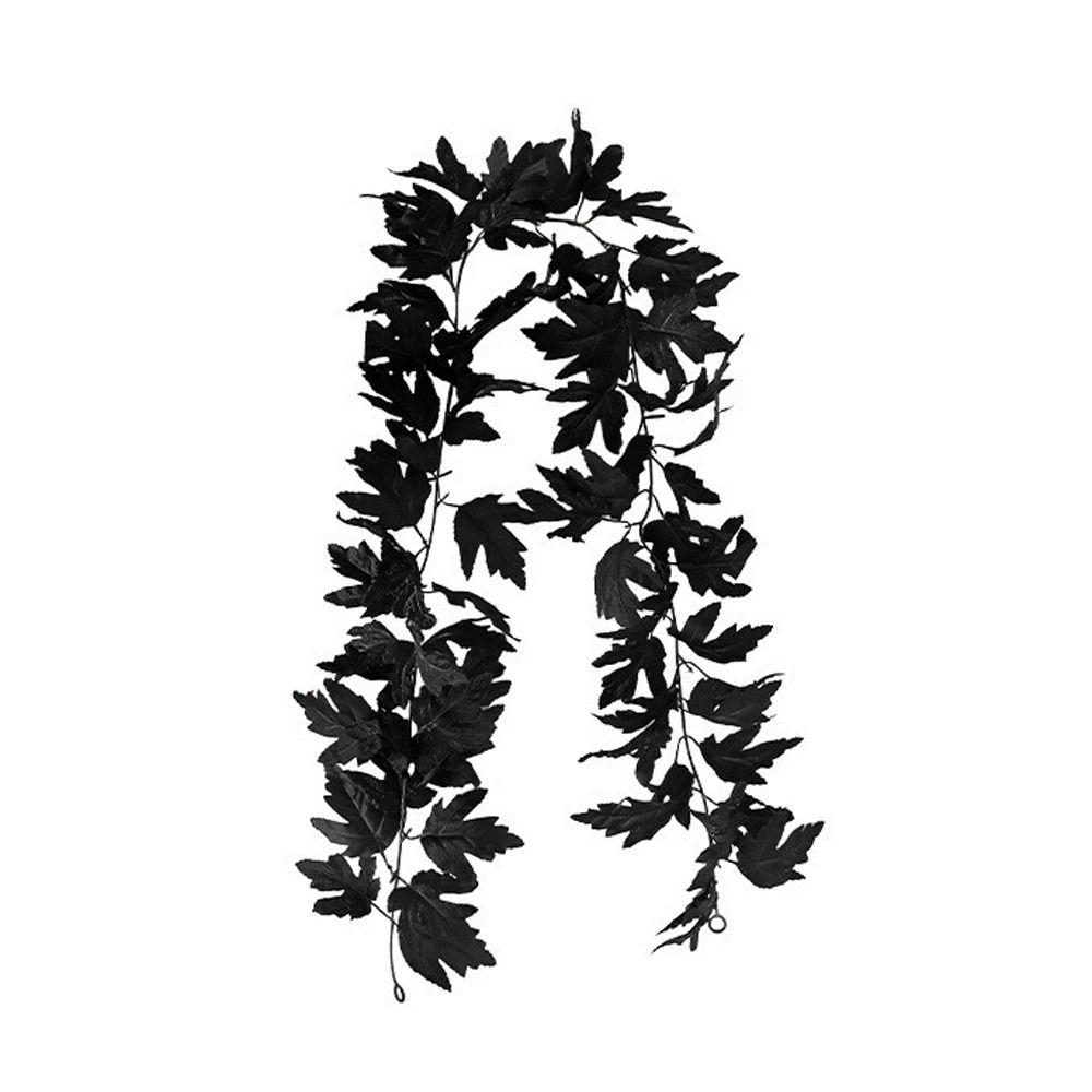 

Retro Halloween Black Maple Leaf Autumn Outdoor Halloween Decorations Thanksgiving style 8