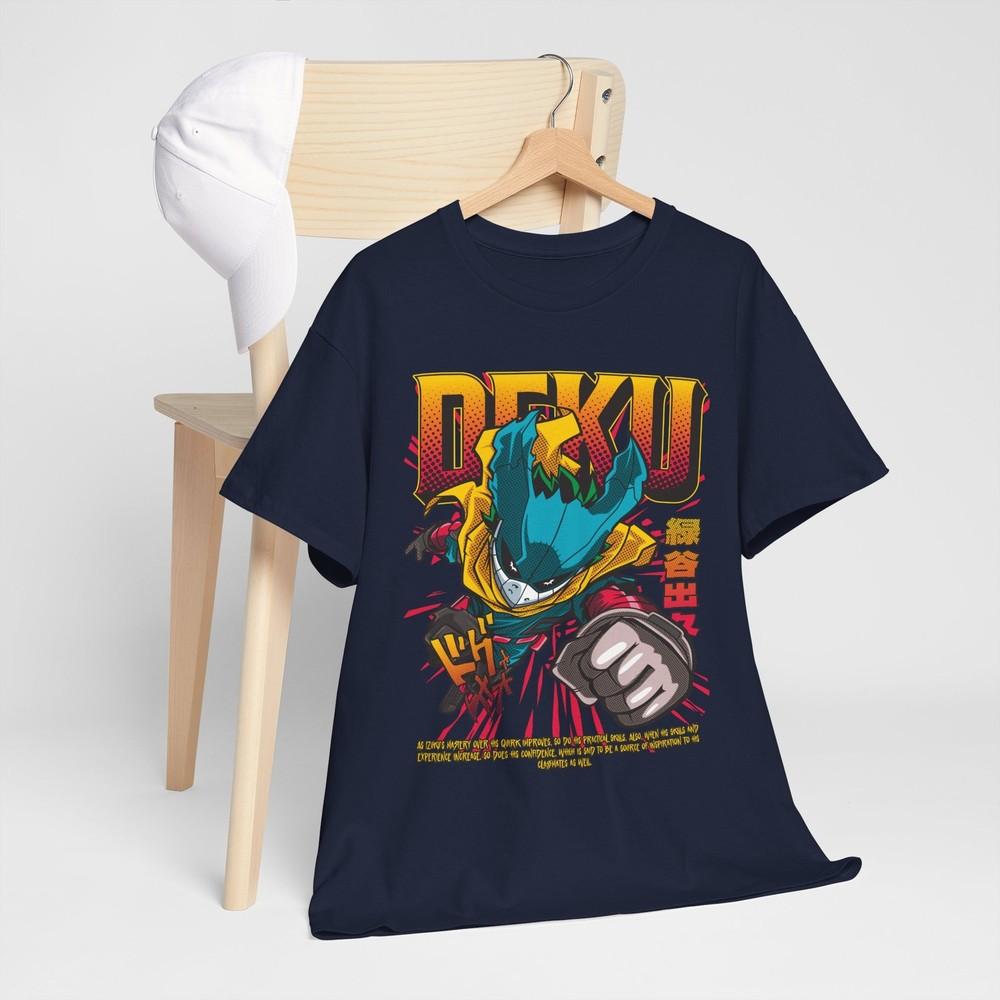 Bakugou Tshirt Izuku Midoriya Deku My Hero Academia Midoriya Izuku Black Shirt M