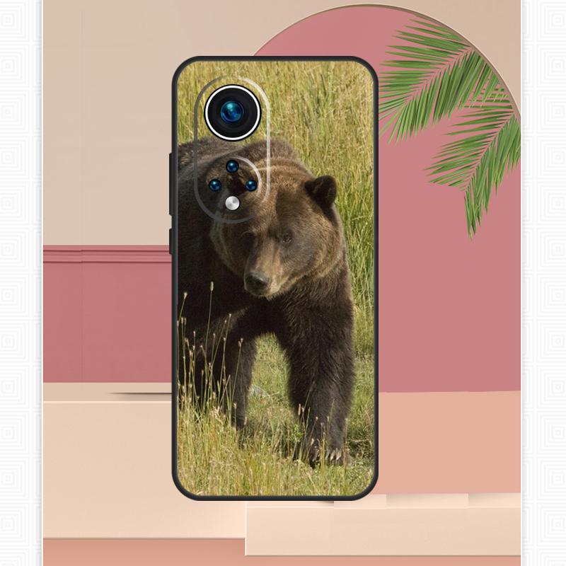 Grizzly Bear Case For Honor Magic 5 6 7 8 Pro Honor 400 Lite 200 X9c X9b X9a X8b X8a X8c 50 70 90 Cover