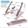 Portable Aluminum Folding Laptop Stand with Heat Dissipation, Compatible for Gaming Laptops and Tablets