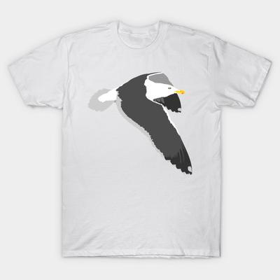 T Shirt Women Herring Gull Harajuku Print Kawaii Tshirt Summer Short Sleeve Female T-Shirt Top Tee