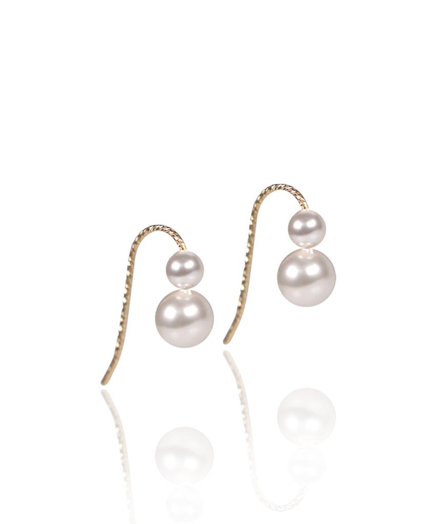 Persy Goldfield Double Pearl Earring