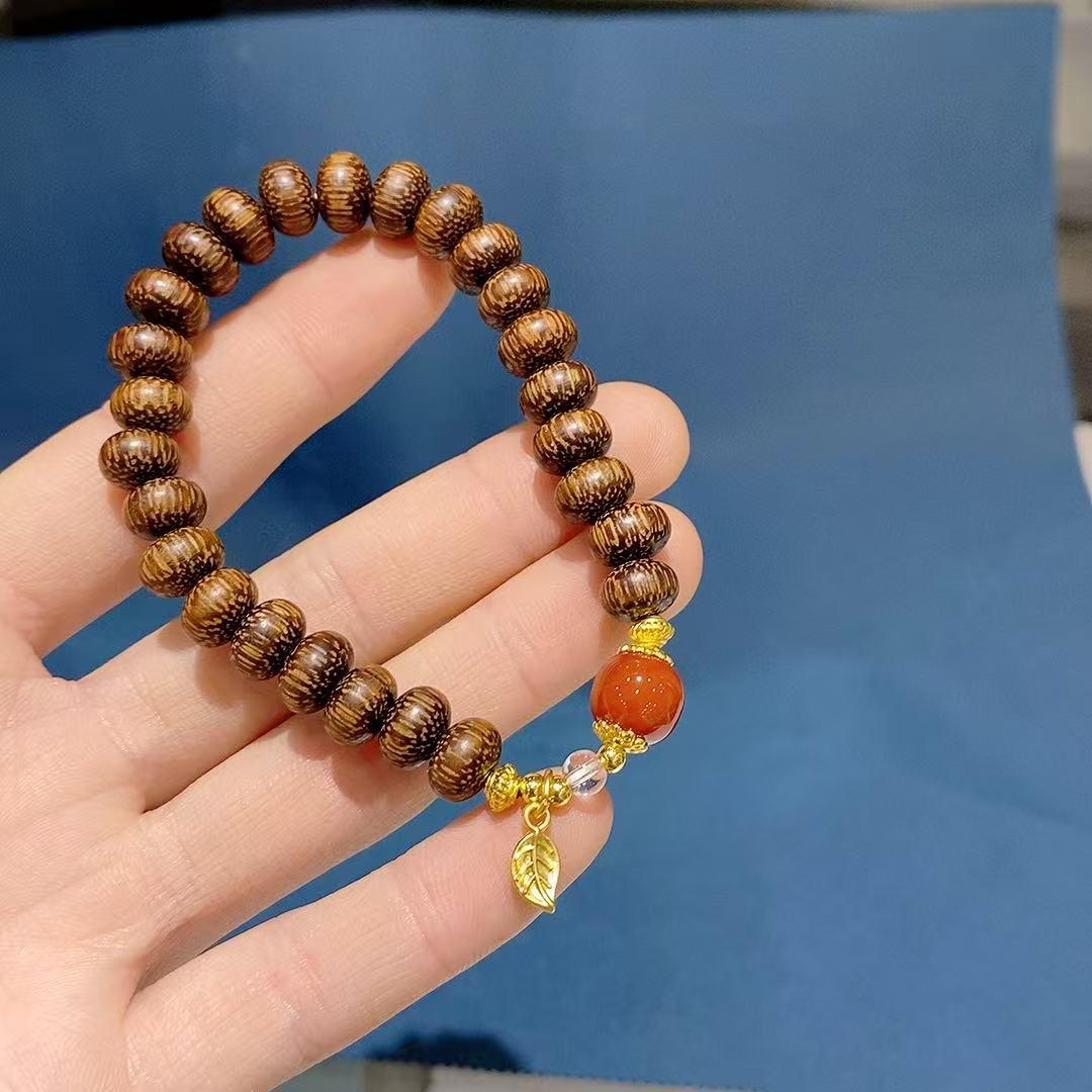 Sandalwood Abacus Bead Bracelet: Simple, Stylish, Exquisite Unisex Fashion