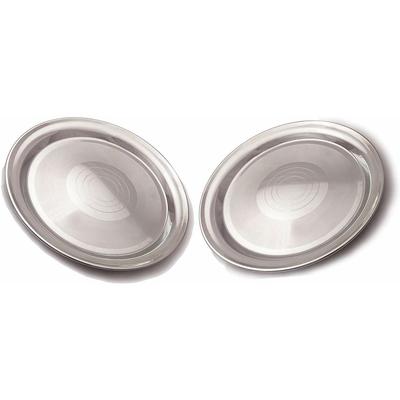 RS INC Stainless Steel Heavy Gauge Dinner Plates with Mirror Finish QTY 3 Pcs JL284099914708