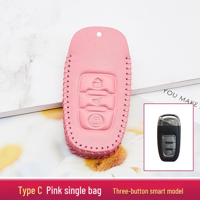 2020 Model Enhanced Car Key Case and Keychain
