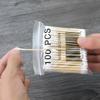 High-quality 100 Soft-bag Wooden SticksDouble-ended Cotton Swabs Beauty Sticks and Makeup Cotton Swabs