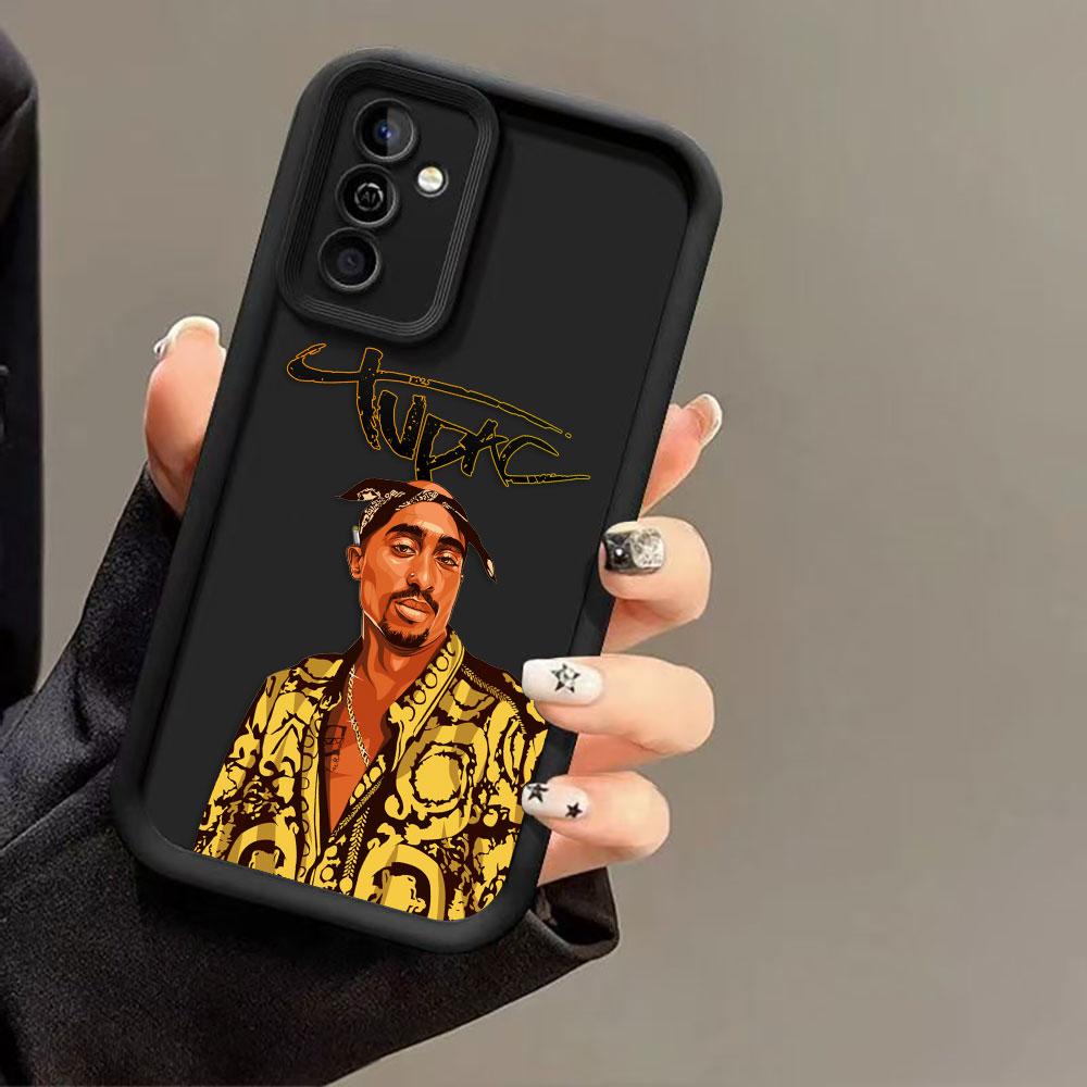 Hip Hop Tupac Shakur 2pac Cover Phone Case For Redmi NOTE 13 14 8 9 9S 10 10S 11 11S 11T 12 PRO PLUS TPU Case DIY Shell Funda