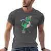 Ice Hockey Dinosaur TShirt graphic t shirts for man t shirts cotton 100 TShirt