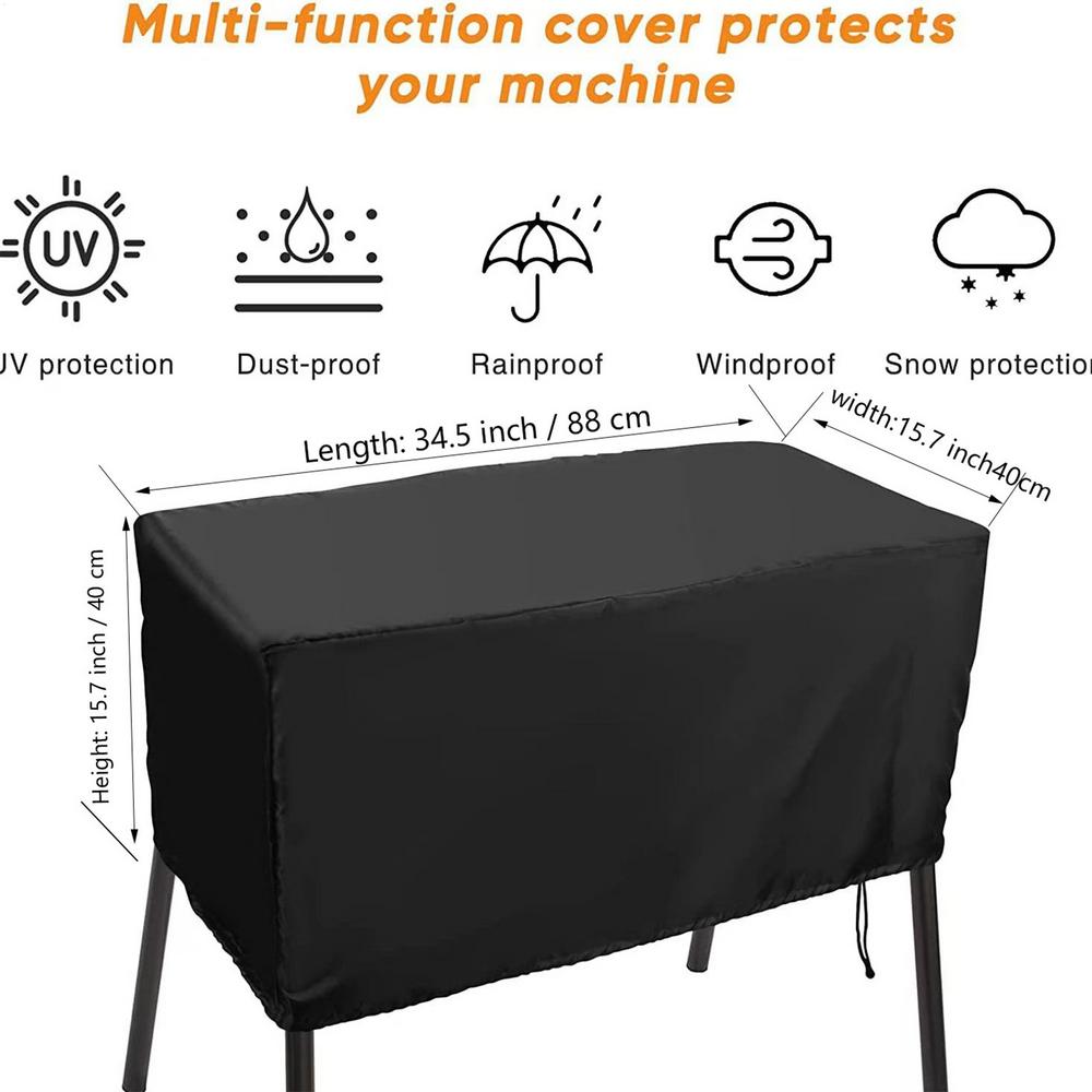 Waterproof Dust-proof BBQ Grill Cover Outdoor BBQ Protection Heavy Duty Anti Dust Rain Barbeque Gas Grill Protective Cover