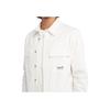 Timberland Solid Color Polo Collar Single Breasted Long Sleeve Shirt Men shirts White A6RC9-CM9