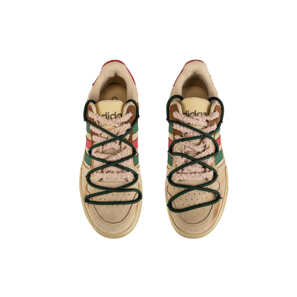 adidas Scarpe da Skateboard Neo Entrap Resistenti all'Abrasione Basse Unisex Marrone Rosso Verde GW9675(TeamF-)