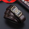 Crocodile Pattern B Style Faux Leather Belt with Customizable Logo - Versatile and Trendy for Business Casual Wear