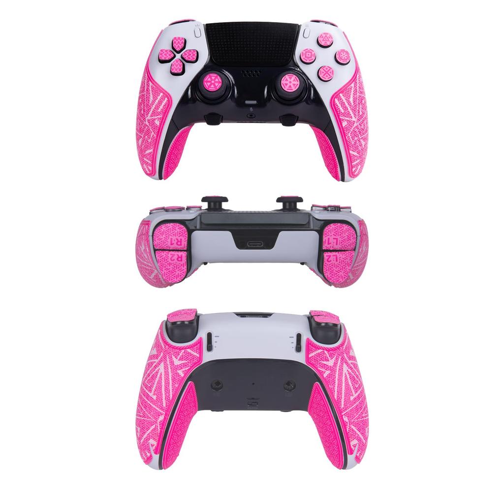 TALONGAMES PS5 DualSense Edge Controller Grip Elite s vylepšeným úchopem a tlačítky Barevná inovativní sada č. 1 Páska, Verze, Designy, Protiskluzová páska,