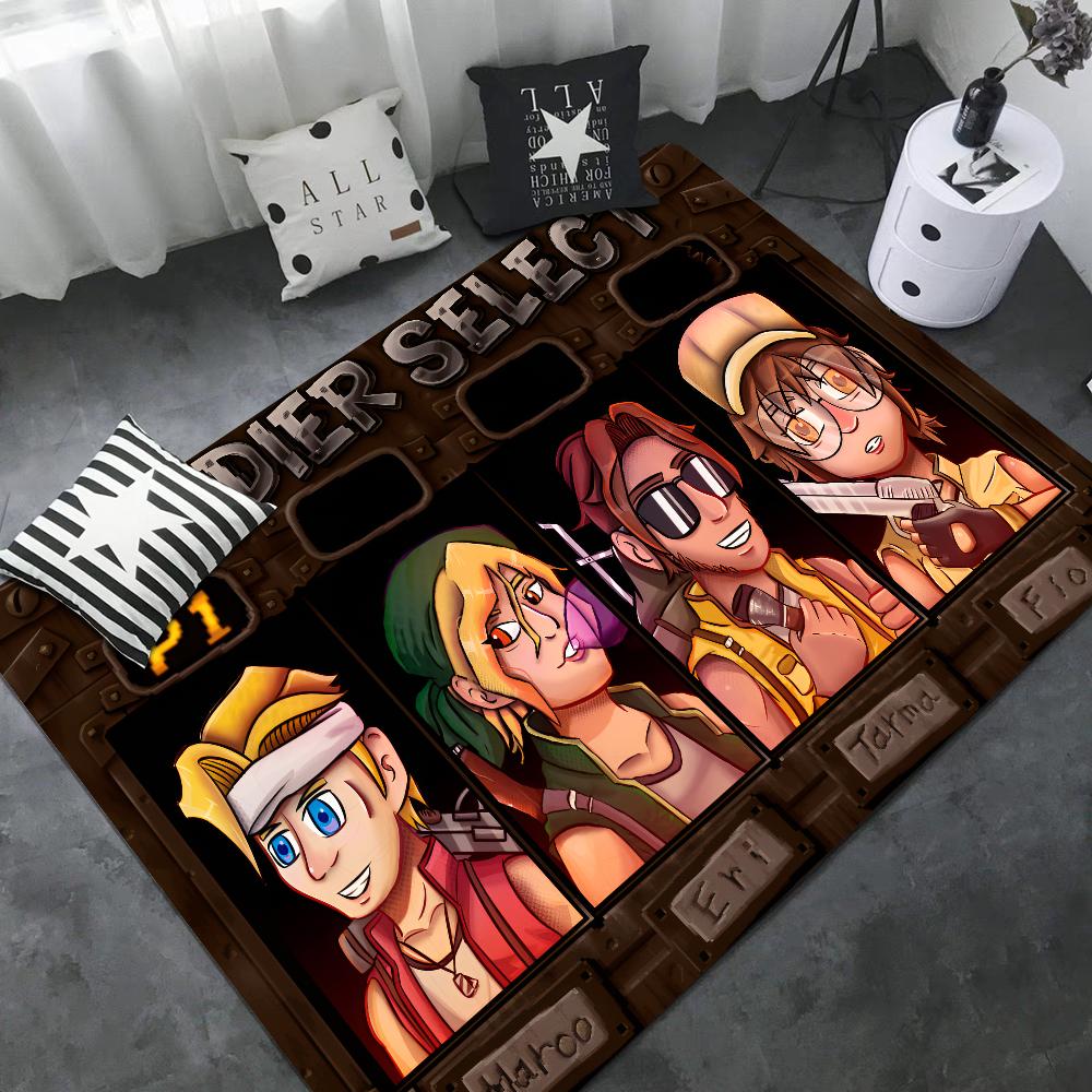 Retro Game Metal Slug Long Rugs Nordic Style Home Doormat Bathroom-Toilet Mats Bedroom Modern Home Decor