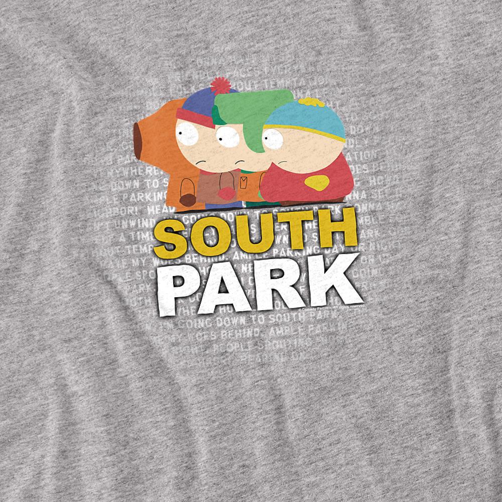 South Park Unisex Adult Lyrics T-Shirt